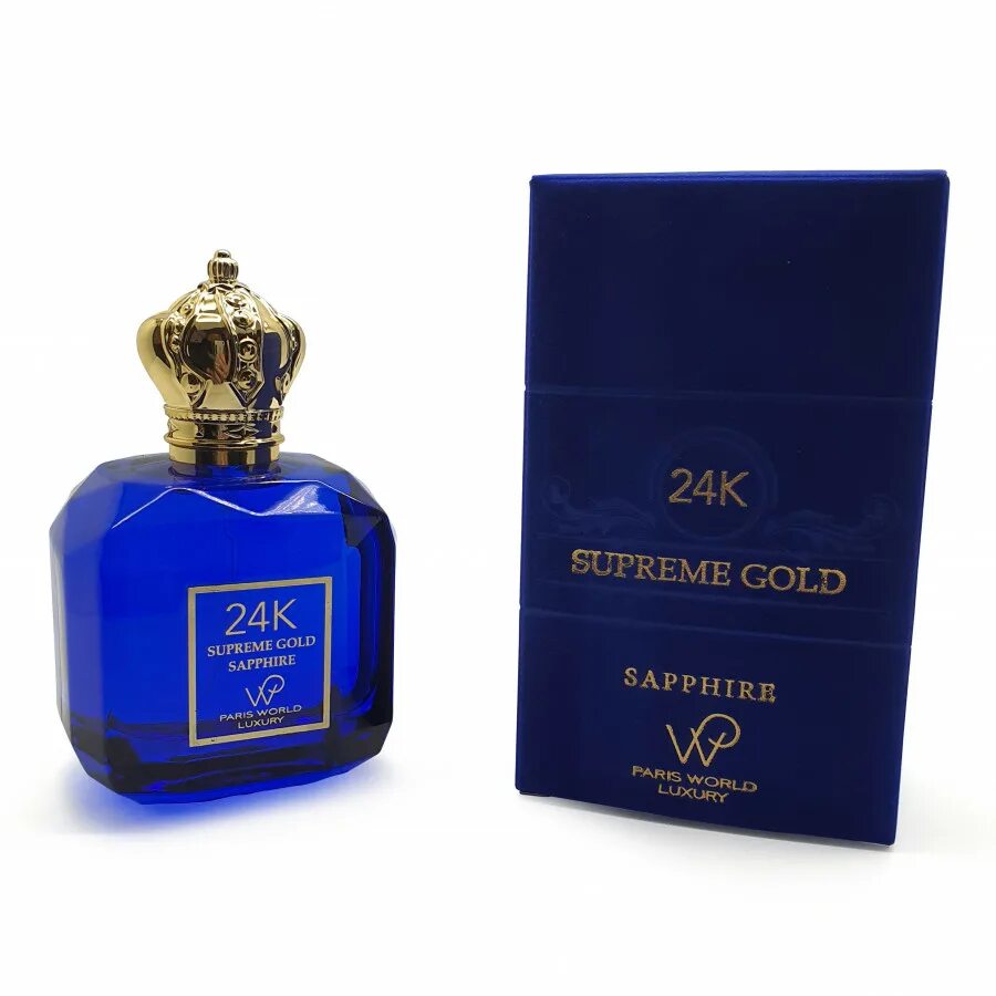 Paris World Luxury 24k Supreme Gold Sapphire. Духи Paris World Luxury Supreme Gold 24k. 24k Supreme Gold Sapphire 100ml EDP. Духи 24 k Supreme. Фк сапфир отзывы