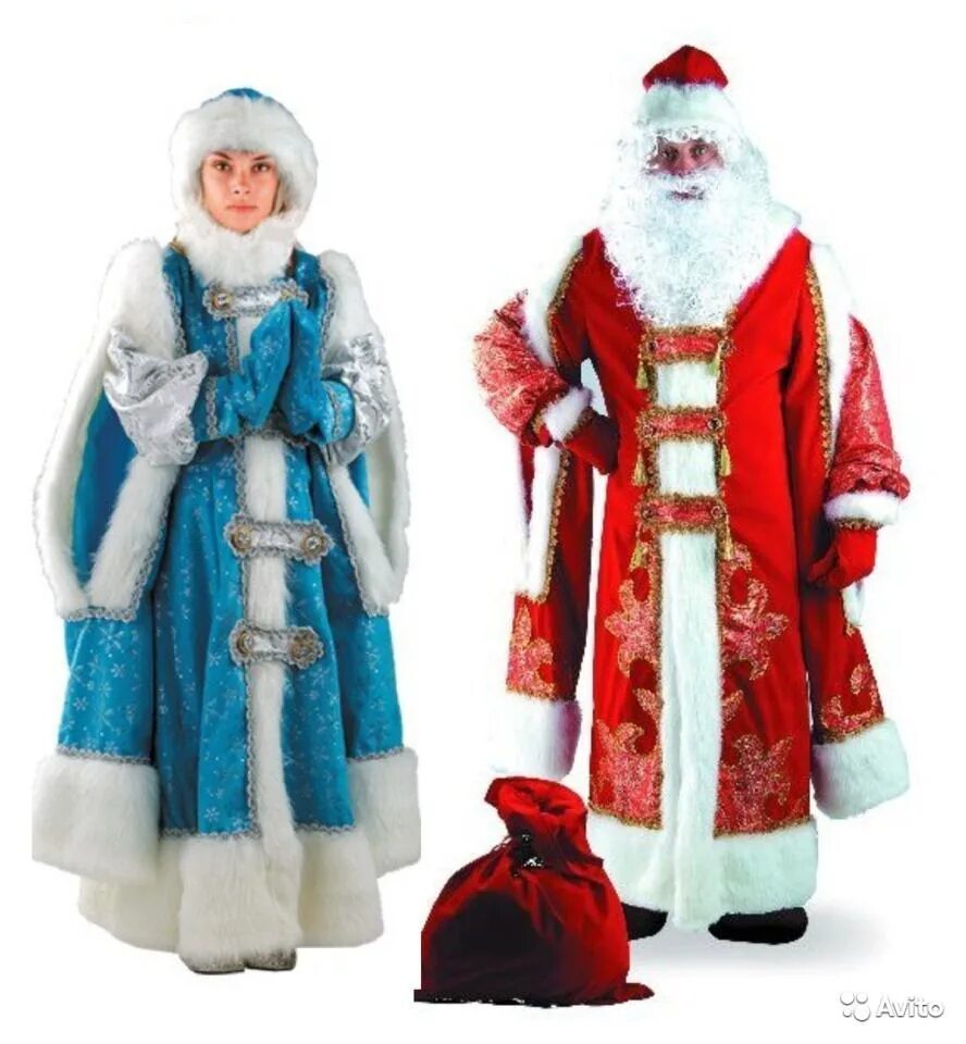Костюм мороза куплю. Костюм Деда Мороза. Наряд Деда Мороза. Дед Мороз и Снегурочка костюмы. Костюм Деда Мороза и снегурки.