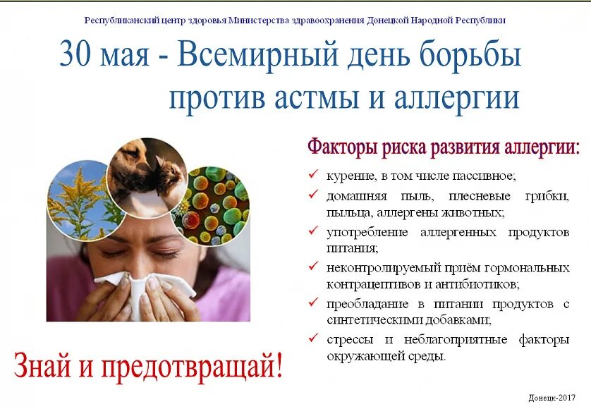 Астма весной