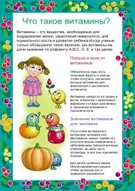 Папка передвижка питание в детском саду