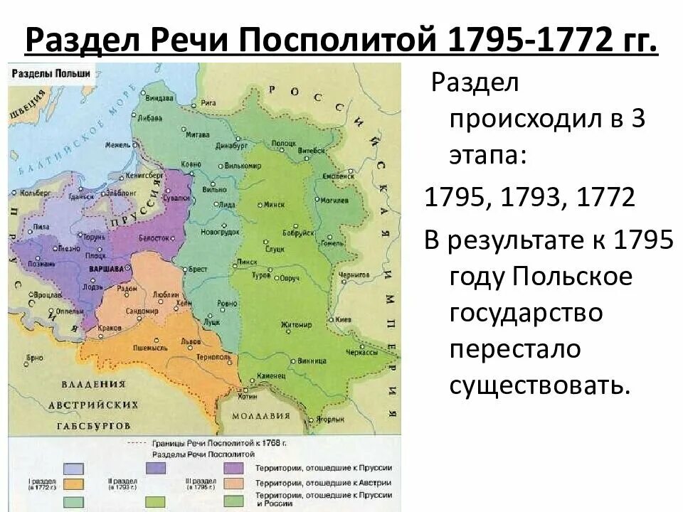 Разделы речи посполитой конспект. Первый раздел речи Посполитой 1772. Разделы речи Посполитой карта 1772. Первый раздел речи Посполитой 1772 1793 1795. Разделы Польши (речи Посполитой) в 1772, 1793, 1795.