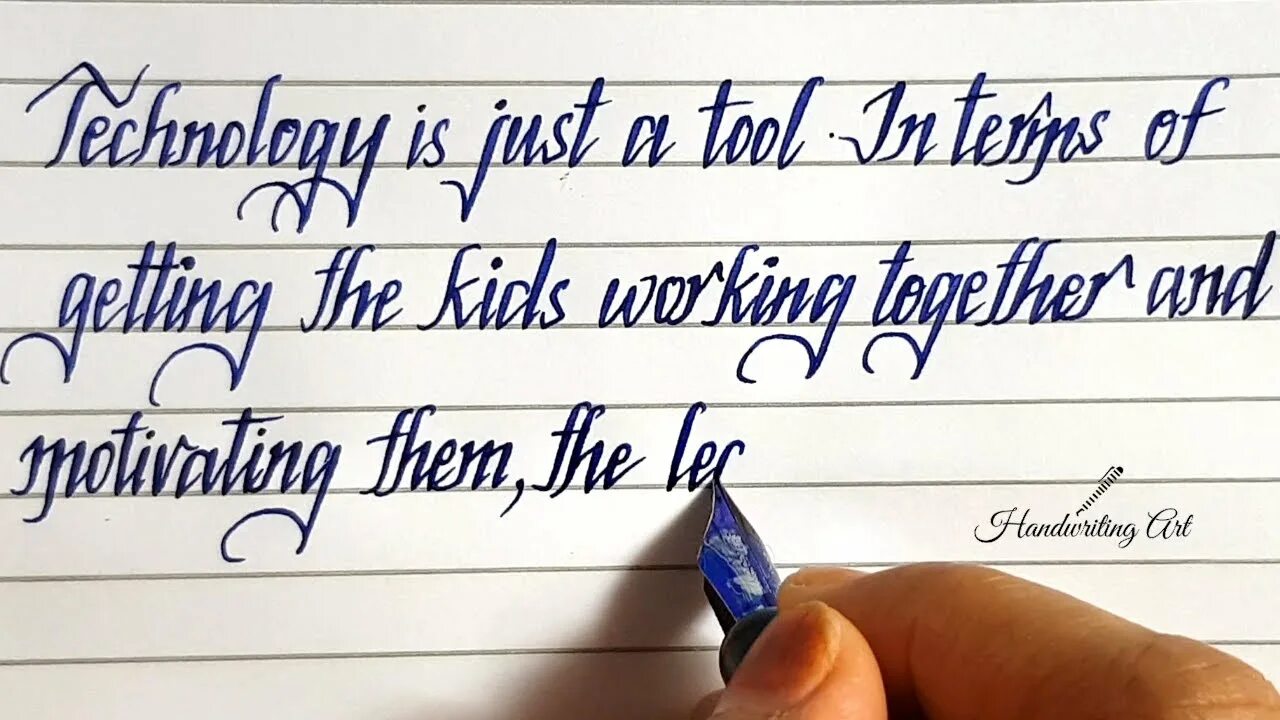 Beautiful writing. Beautiful writing