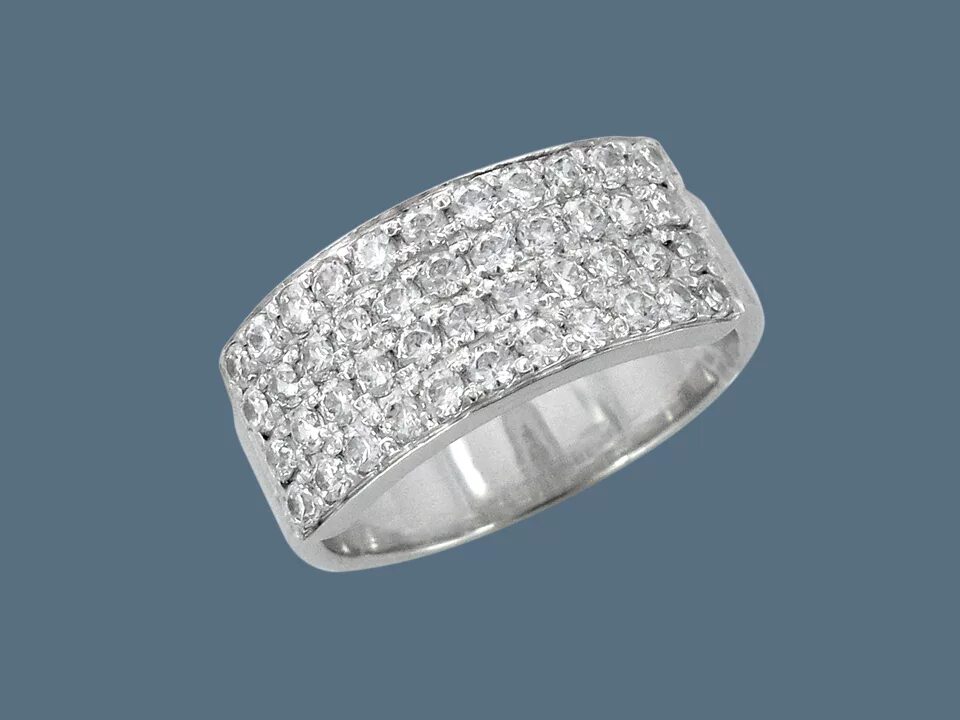 широкое серебряное кольцо с фианитами. 9401**304. кольцо санлайт серебро с фианитами. широкое серебряное кольцо с фианитами. серебряное кольцо с фианитами sunlight.