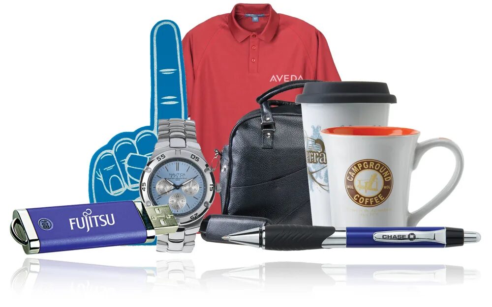 Product promotion. Promotional items. Promotional products. Promo products.