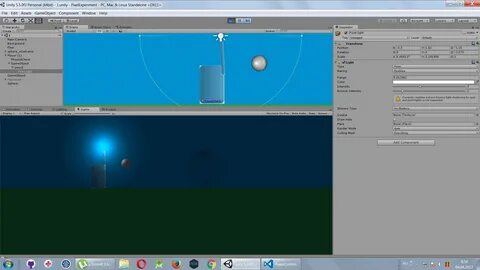 Тень unity
