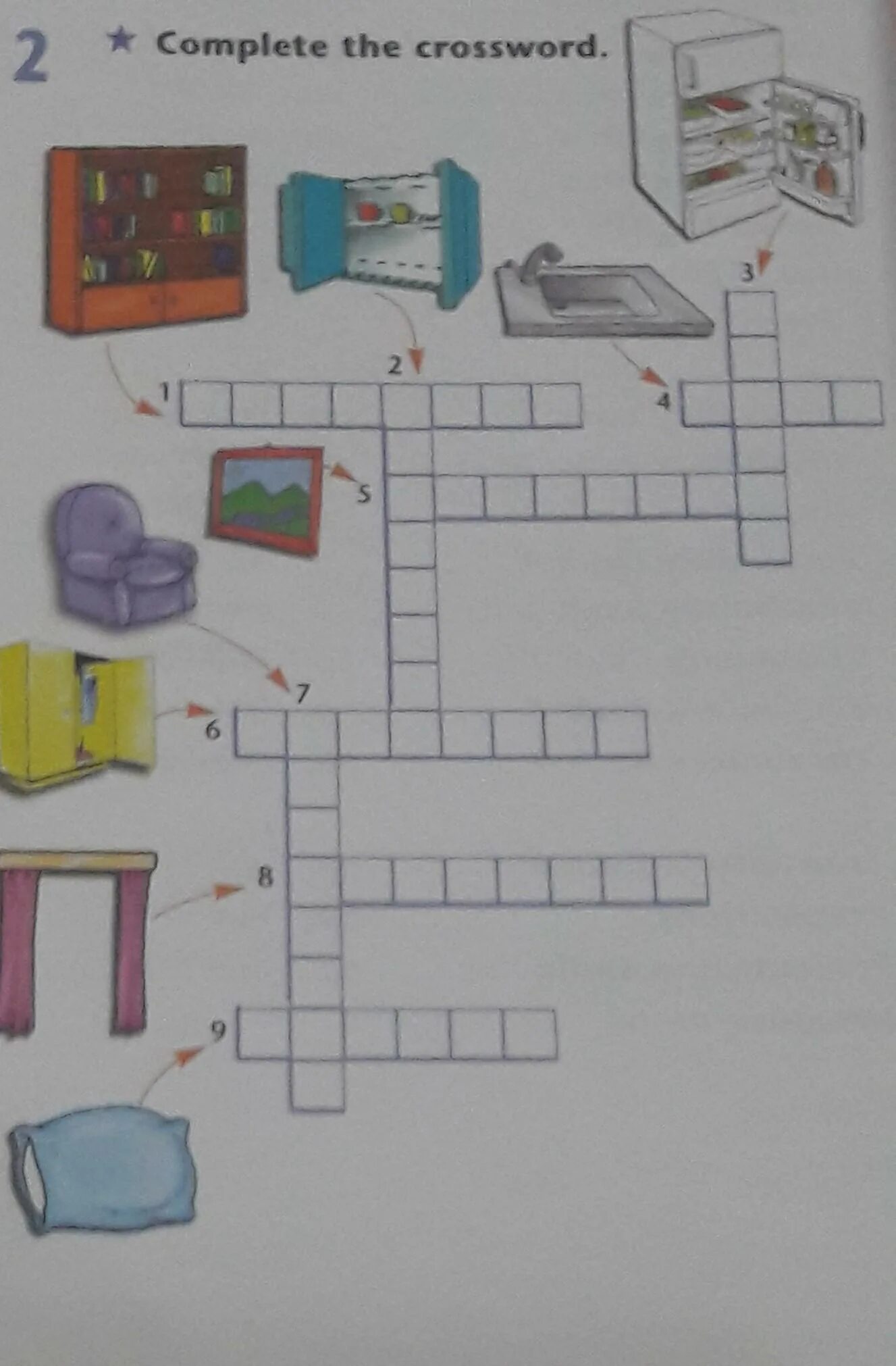 6 complete the crossword