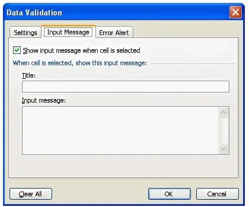 Message input Box. Input validation. Input message excel. Incorrect input. Show inputs