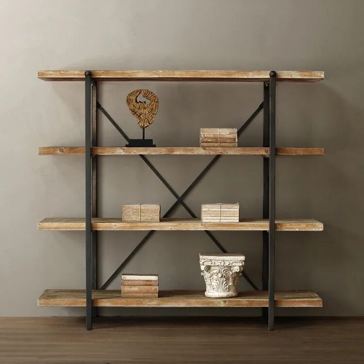 Деревянная полка в стиле лофт Custom Diamond Shelf Geometric Floating Shelf Handmade Wood & Metal Wall Decor #