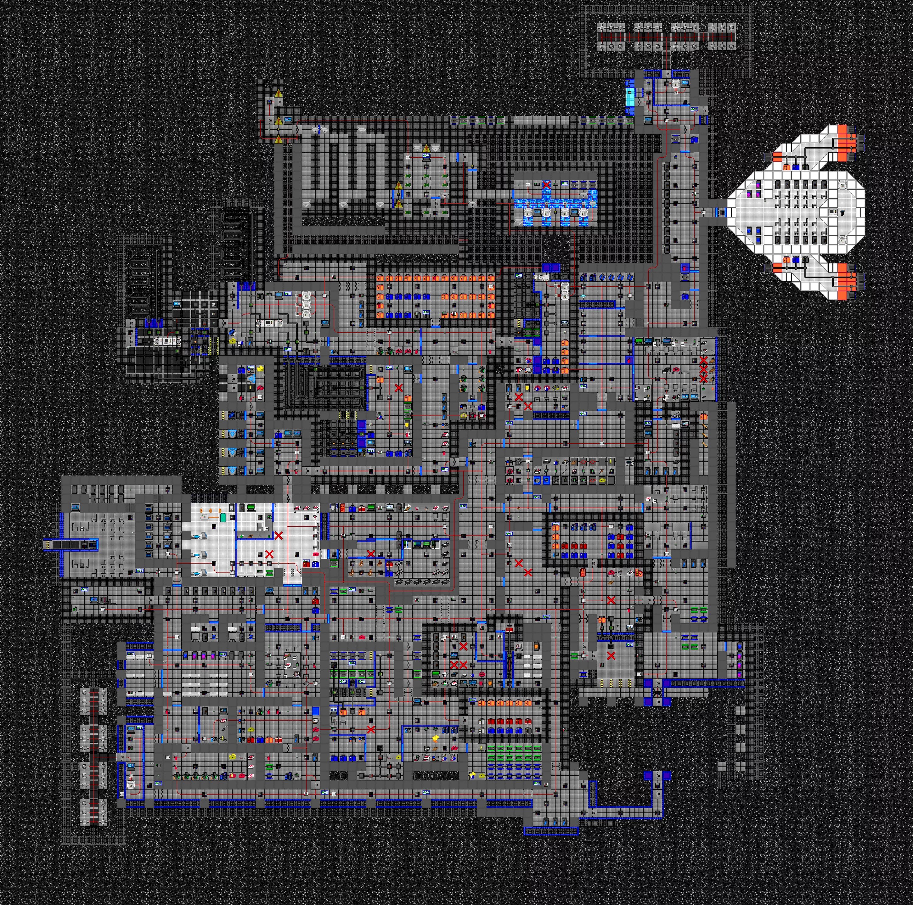 Карты сс. Ss13 карта. Ss13 Box Station Map. Спейс Стейшен 13 карта. Space Station 13 карта станции.