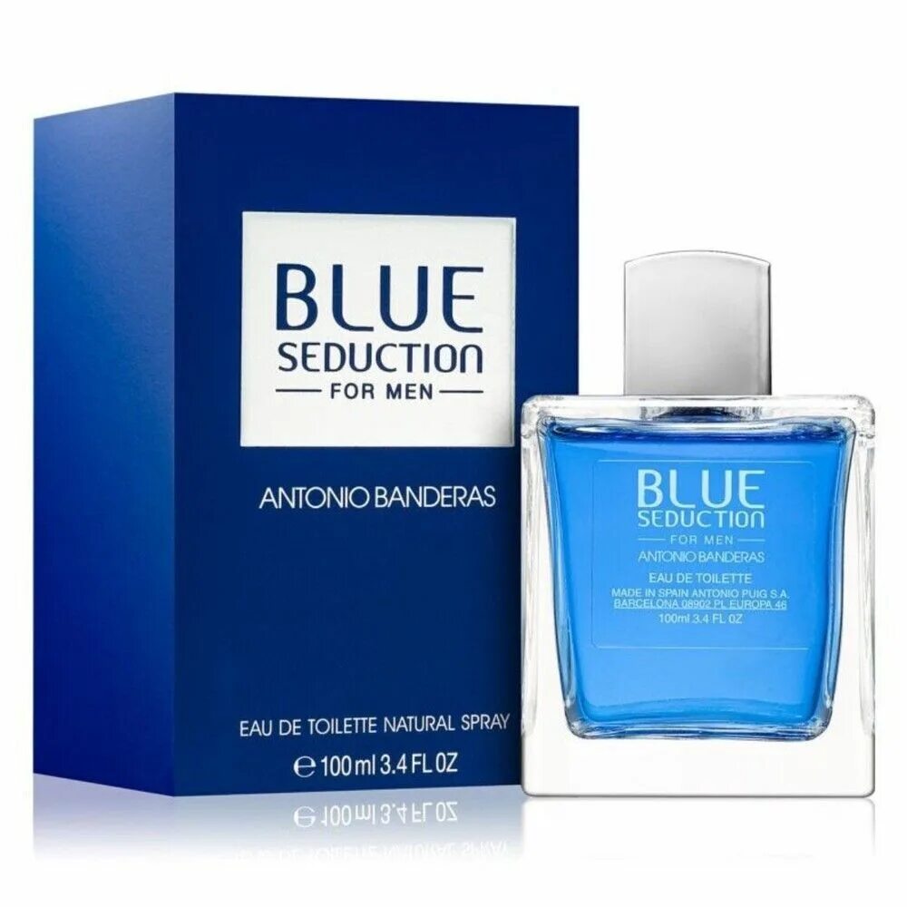 Бандерас мужские. Antonio Banderas Blue Seduction. Banderas Blue Seduction for men. Блу седуктион Антонио Бандерас. А.Бандерас Блу седакшен туалетная вода мужская 100мл.