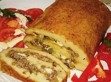 Картофельный рулет