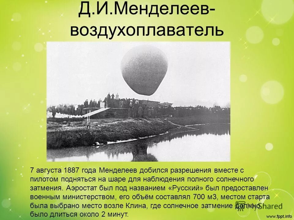 Менделеев на шаре. Д И Менделеев исследователь воздухоплавания. Менделеев на воздушном шаре. Вклад Менделеева в воздухоплавание.