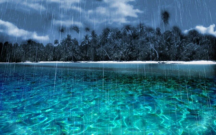 Гора ваиалеале остров кауаи гавайи. Необитаемые острова карибского моря. Island rain. Дождь на мальдивах. Rain island wallpaper.