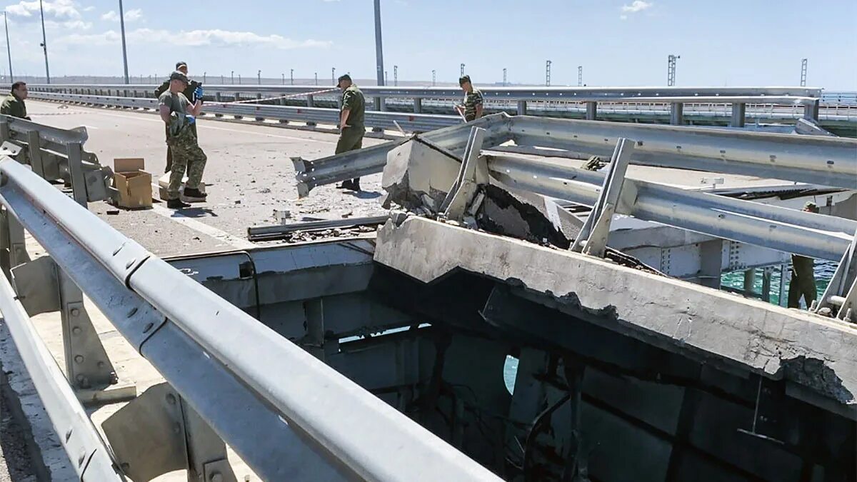 Атака на крымский мост март 2024