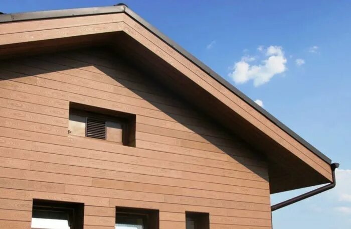 Дпк панели для фасада под дерево фото Фасадная доска из ДПК 3000х174х21 мм. CM Cladding Серия VINTAGE, Венге купить в  Товар на картинке можно купить.