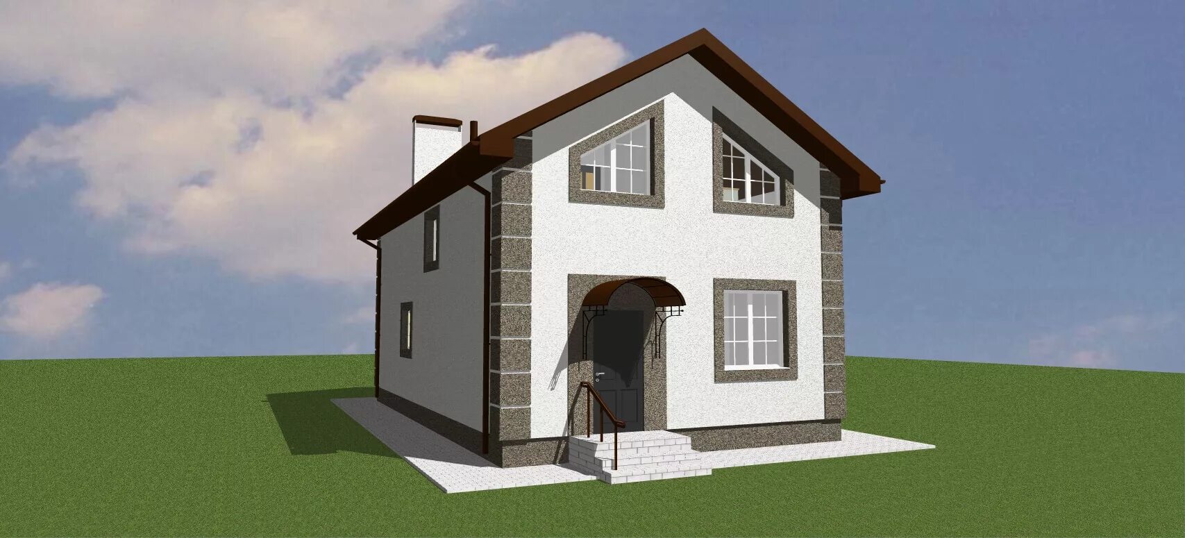 проекты домов и коттеджей. двухэтажный каркасный дом. щитовой дом. Z500 проекты одноэтажных домов. деревянный дом 9х6 с мансардой.