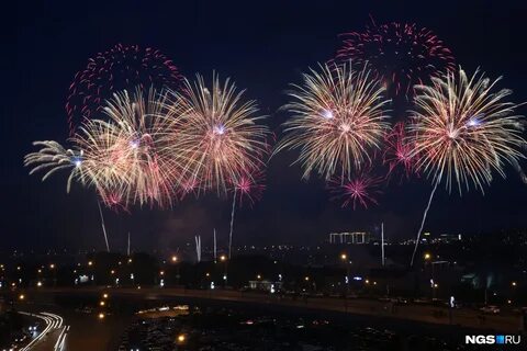 Салют в новосибирске