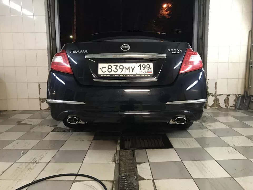 Ниссан теана j32 как снять бампер фото заднего бампера Nissan Teana (J32), 2,5 л, 2013 года тюнинг DRIVE2
