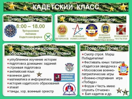 Преимущества кадетского класса