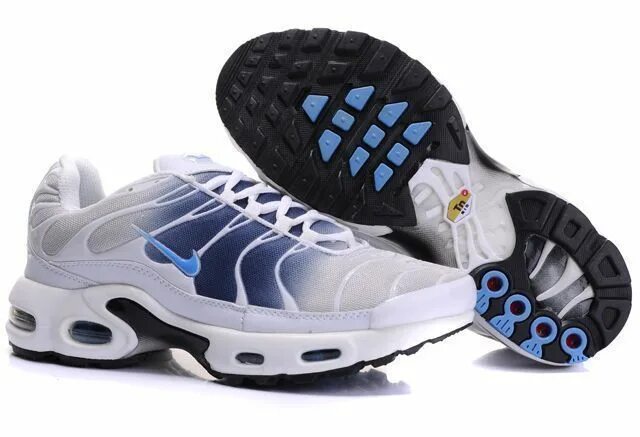 Тн белые. Nike TN White Blue. Nike Air Max Plus TN 1 White/White-lt Blue Fury. Nike TN 1. Nike Air Max TN.