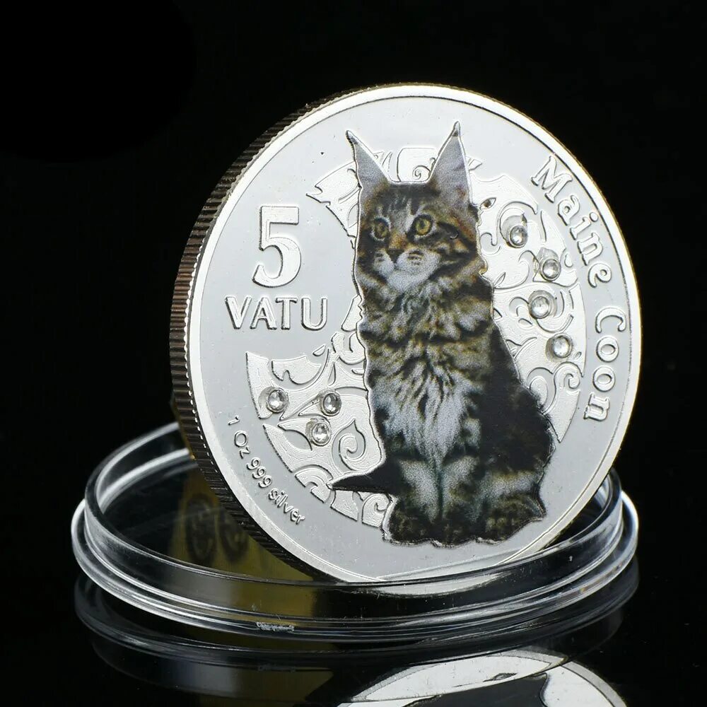 Кот монетку. Монета с мейн куном. кот с монетами. котик с монеткой. монеты с кошачьими.