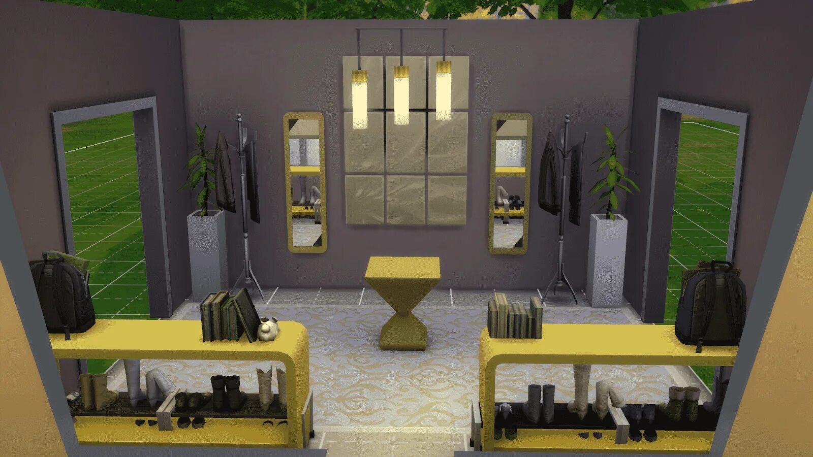 Готовые комнаты симс 4. SIMS 4 Interior. SIMS 4 интерьер. The SIMS 4 интерьер мечты. Американский интерьер симс 4.