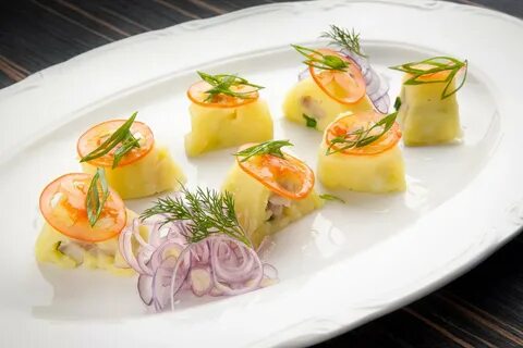 Закуски из рыбы и овощей