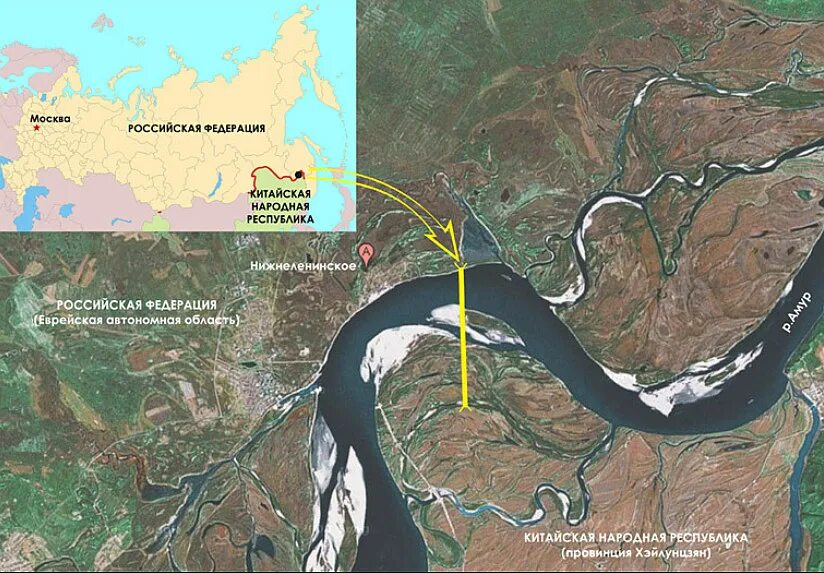 Мост Нижнеленинское Тунцзян. Река Амур граница между Россией и Китаем. Мост Нижнеленинское Тунцзян через Амур на карте. Мост через Амур в Еврейской автономной области на карте. Россия граничит с китаем через реку