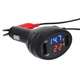 Вольтметр автомобильный цифровой 12v в прикуриватель