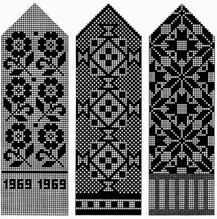 Жаккардовые варежки