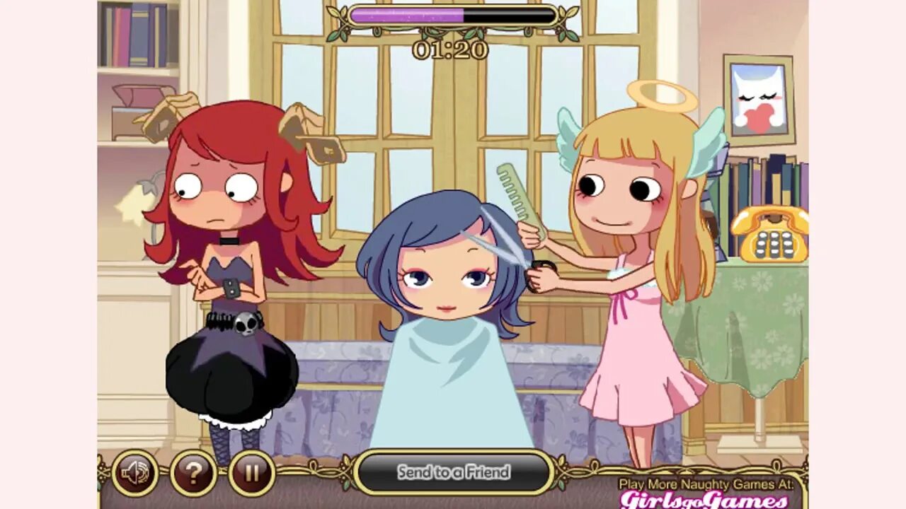 Игры ангелы парикмахер. Игры для девочек devilish hairdresser. игра ангел и демон парикмахер. игра парикмахерская ангел и демон. игры для девочек парикмахерская ангел и демон.
