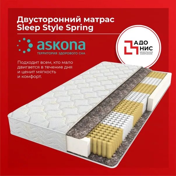 Матрасы style. Матрас Аскона Sleep Style way 200*180. Матрас Аскона Sleep Style Spring. Sleep Style way матрас Аскона. Sleep Style way матрас Аскона 200х200.