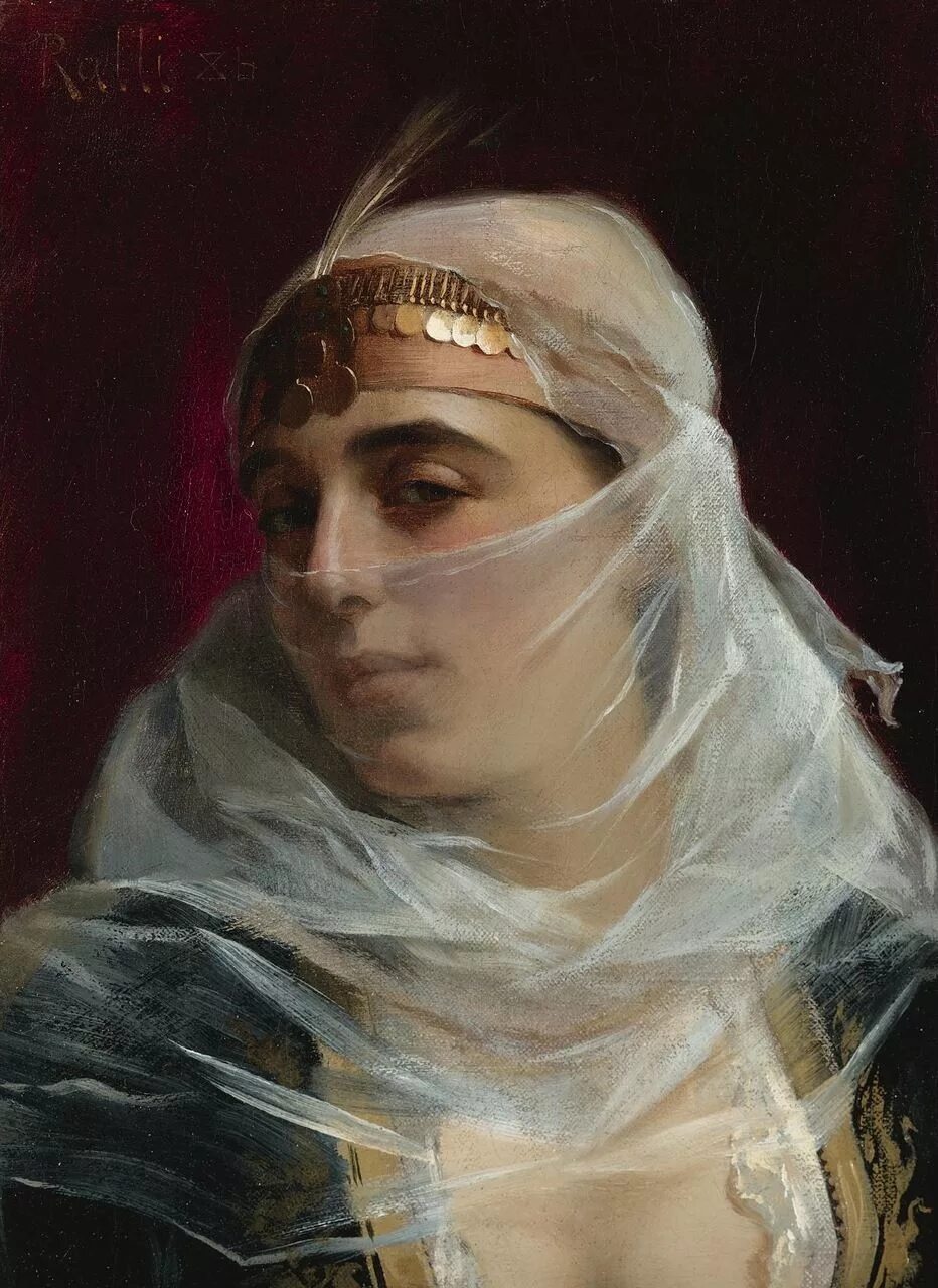 Veil painting. Theodore Jacques Ralli (1852-1909) художник. Теодорос Раллис. Theodore Jacques Ralli. Теодорос Раллис портрет.