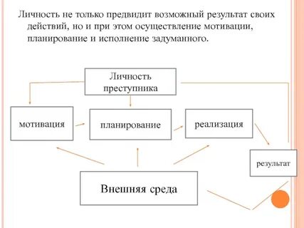 Механизм преступного поведения