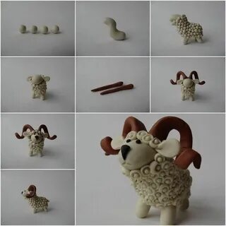 Лепка барашка