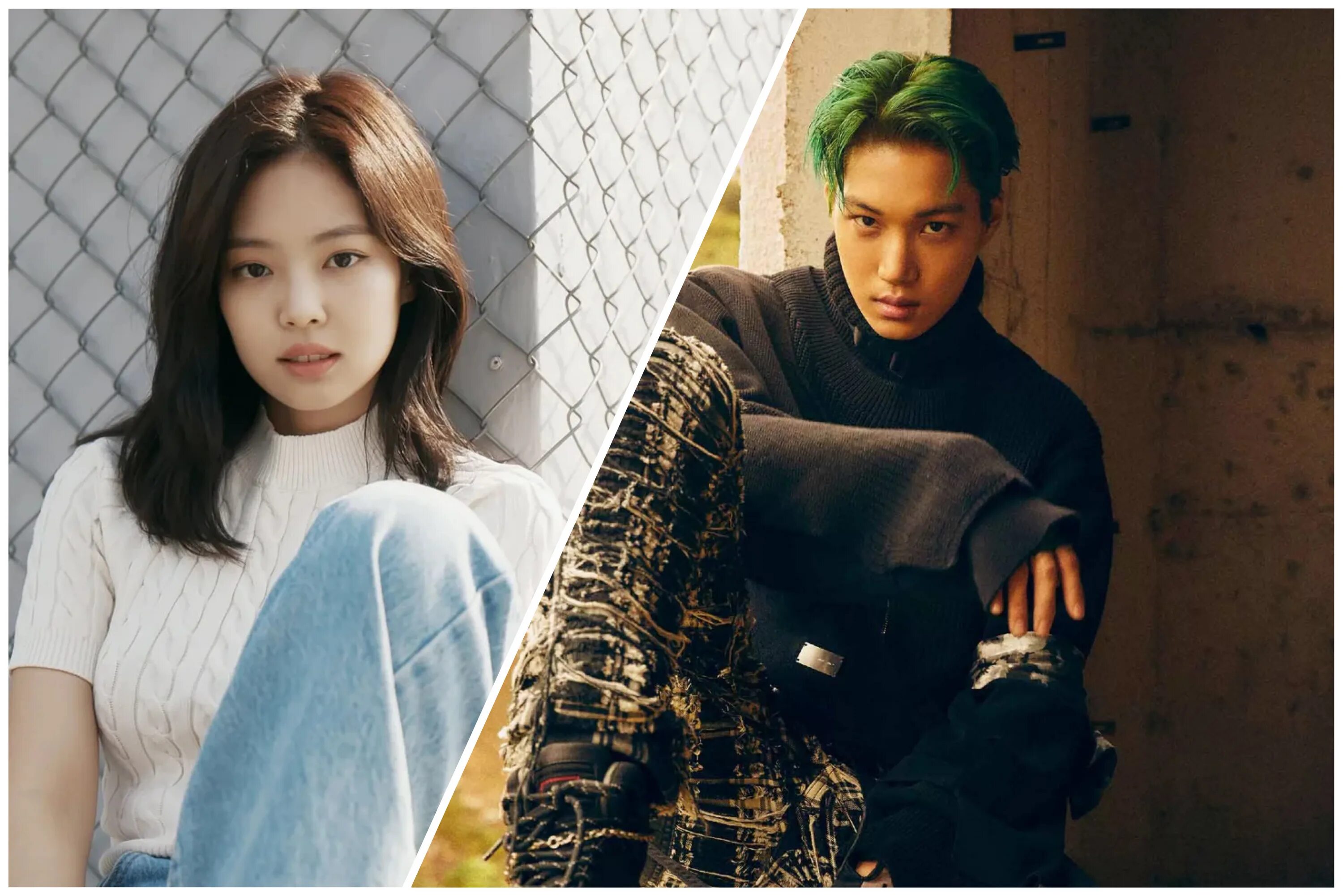 Дженни встречается с кем. Ви и дженни. kai jennie dispatch.