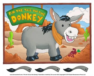 Pin the donkey
