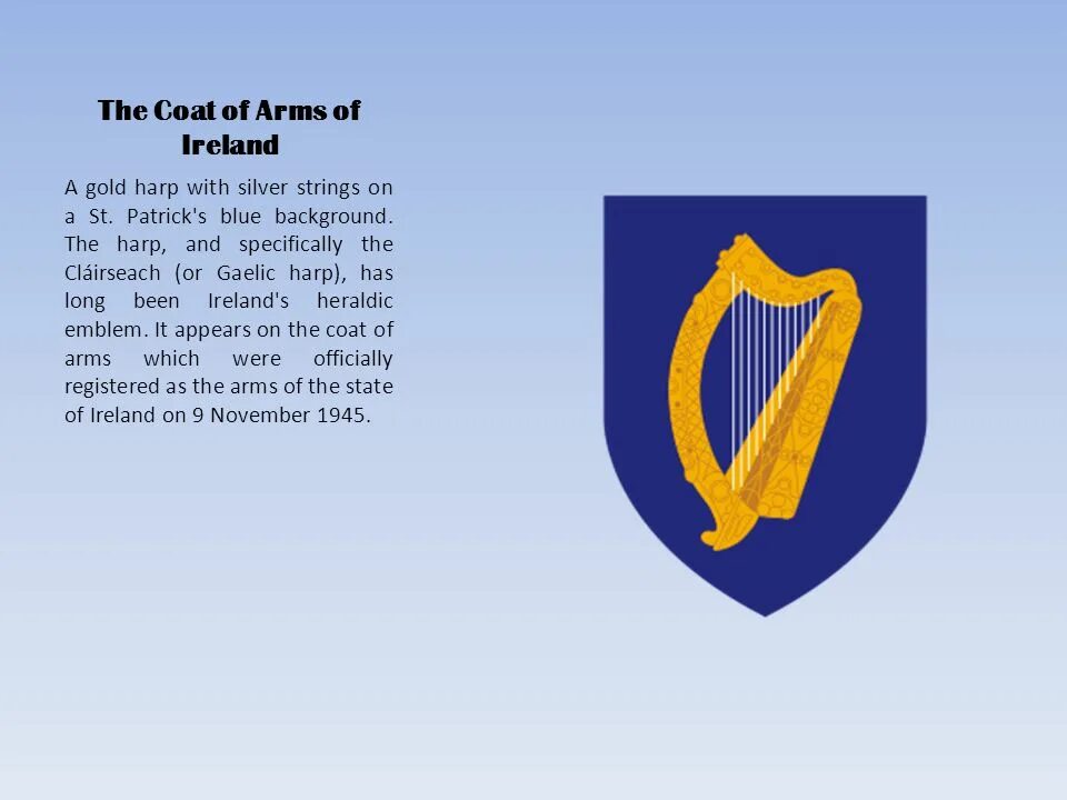 What is the official language of ireland