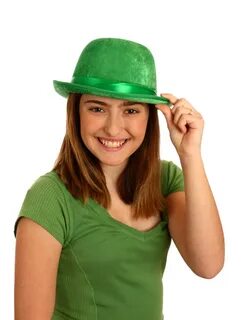 I a green hat