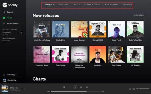 Spotify web