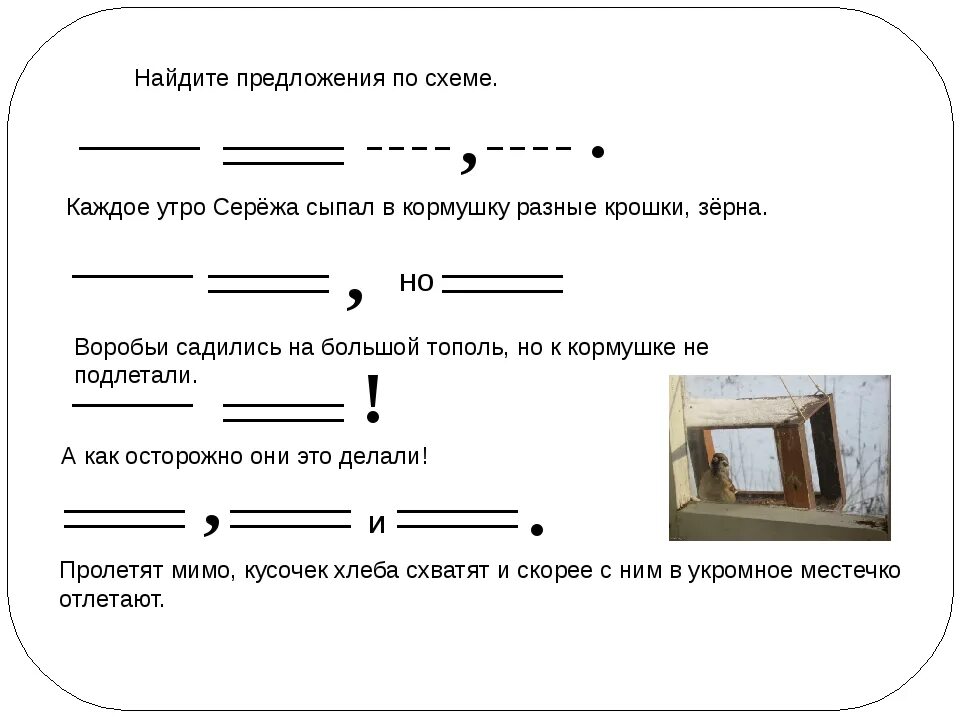 Составить схему предложения 5 класс по русскому