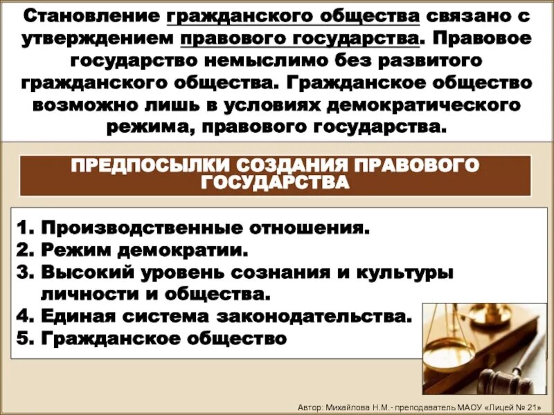 Обоснуйте необходимость компетентного гражданина в условиях демократии. Становление гражданского общества. Становление гражданского общества связано с :. Гражданское общество связано с утверждением правового государства. Трудности формирования гражданского общества.