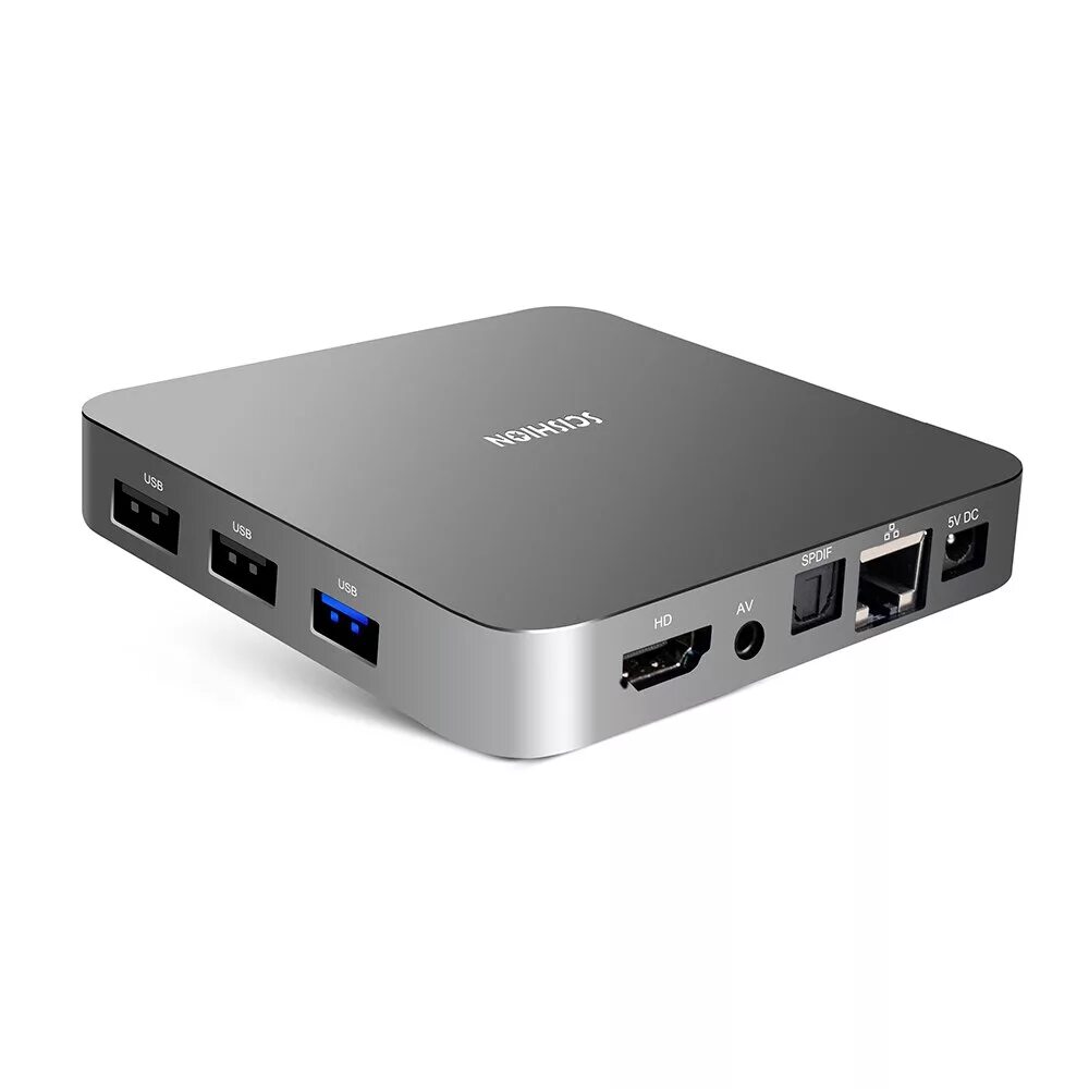 Ai android box. Tv box 3328. big tv box android 8.1. медиаплеер scishion ai one синий 216 gb.