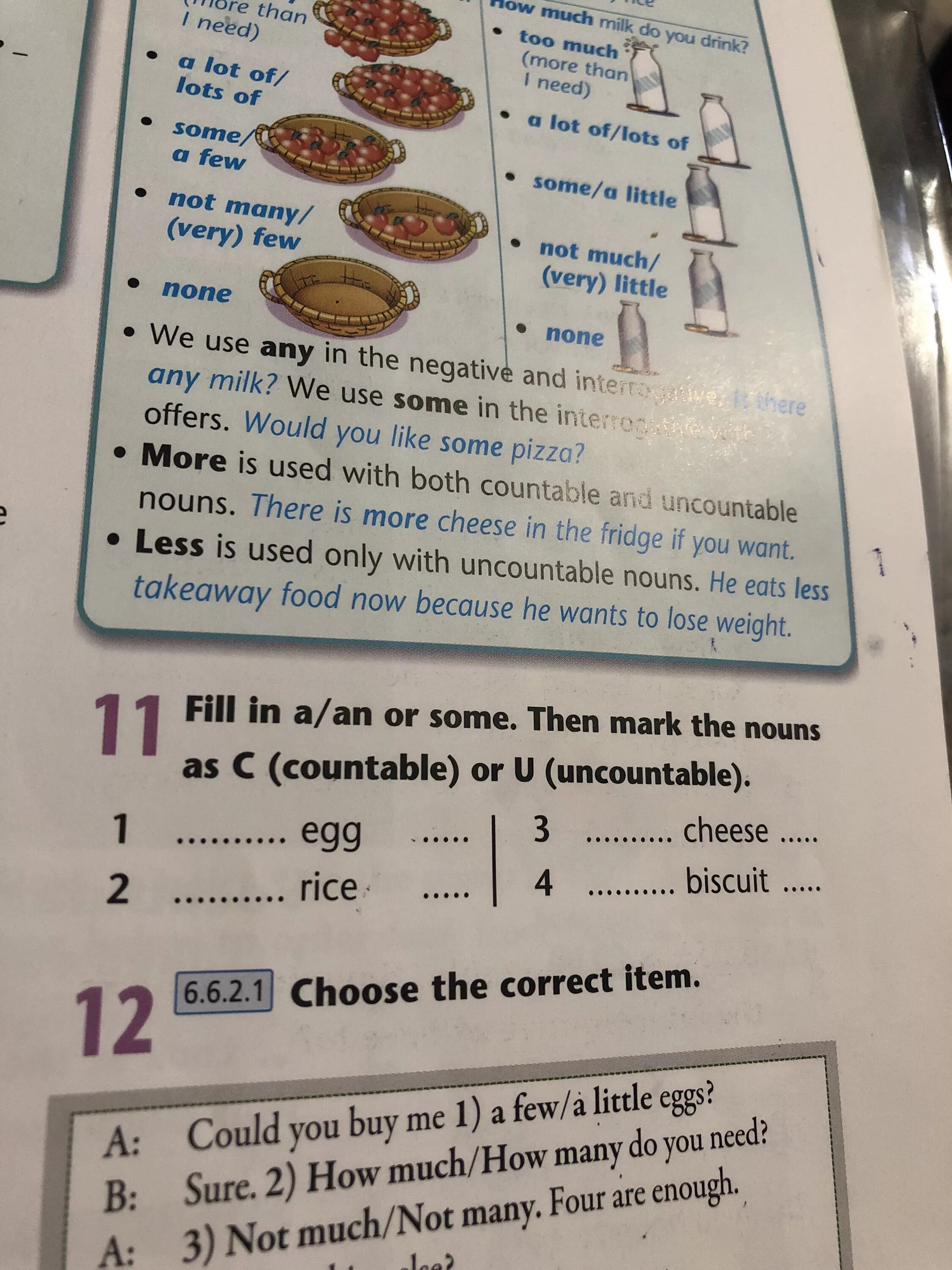 Fill in a an or some ответы. Fill in a/an or some 5 класс. Fill in a an or some then write c for countable or u for uncountable. Write a/an or some then Mark the Nouns c countable or u uncountable Bread.