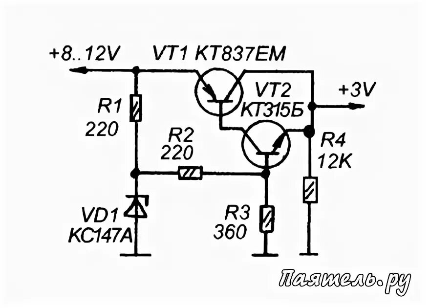 Схема стабилизатора напряжения на 3 вольта. Блок питания на 3 вольта схема. Схема простейшего стабилизатора напряжения на 3 вольта. Схема стабилизированного блока питания на 5 вольт.
