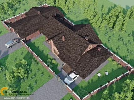 Гараж баня на участке