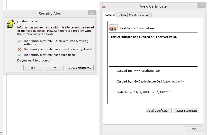 Certificate has expired. Outlook Security Alert. Email Certificate. Office Security Certificate. Expired перевод.