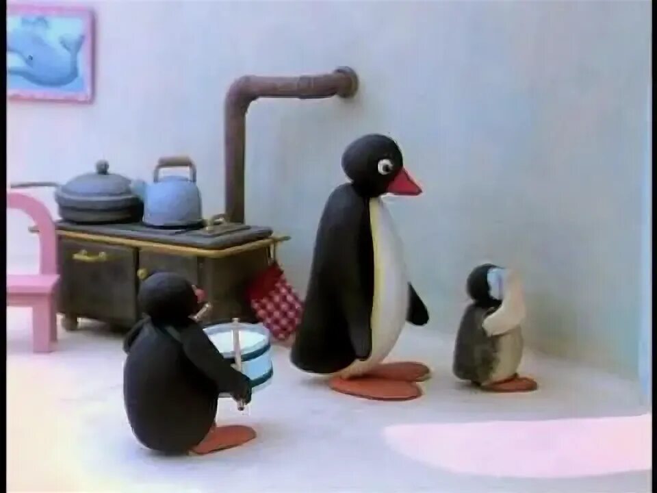 Видео пингу. Pingu 1986. Stop Motion Pingu.