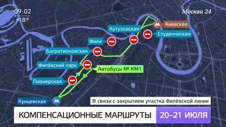 Метро закрыт проезд. Пересадка на киевской на филевскую линию. компенсационный маршрут. закрытие станции метро &quot;киевская&quot; филёвской линии. маршрут филевской линии.