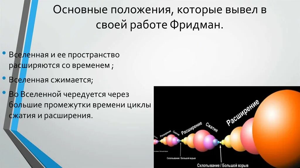 Модель Вселенной Фридмана схема. Нестационарная Вселенная Фридмана. Фридман теория расширяющейся Вселенной. Фридмановская модель нестационарной Вселенной. Почему газы способны неограниченно